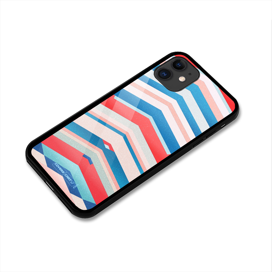 Unique Vibrant Colours Glass Back Case for iPhone 11