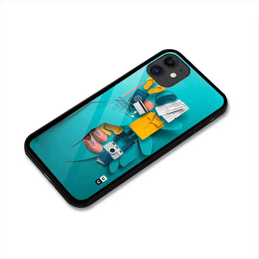 Vacay Vibes Glass Back Case for iPhone 11