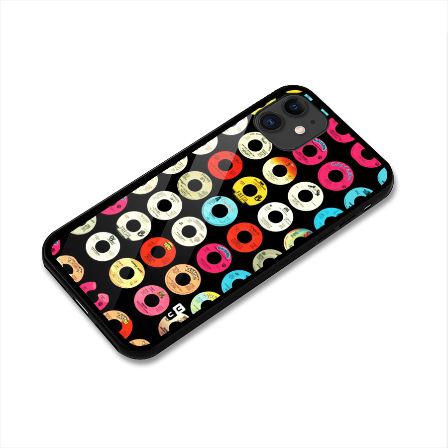Vintage Collection CDs Glass Back Case for iPhone 11