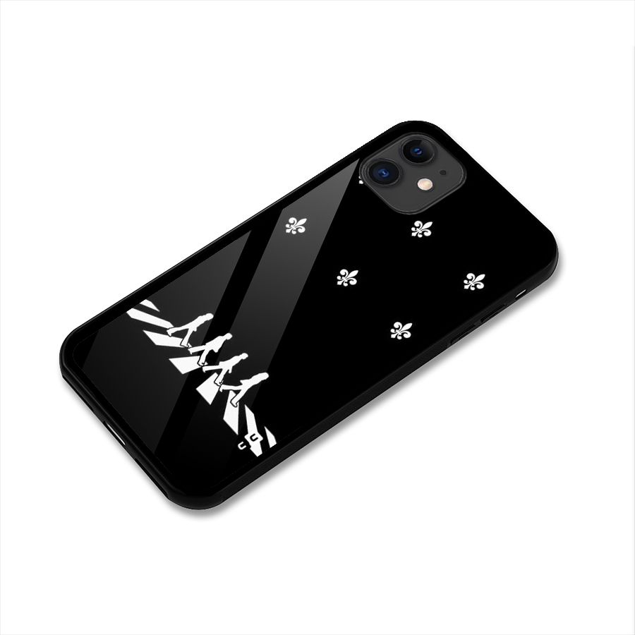 Walking Four Glass Back Case for iPhone 11
