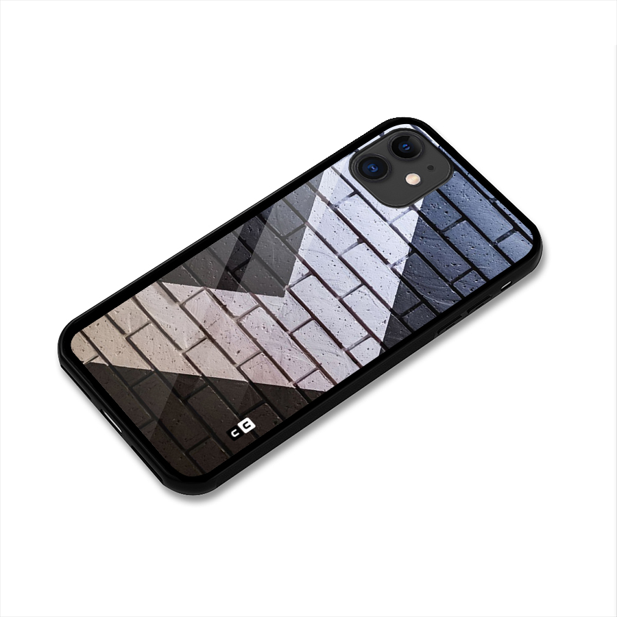 Wall Arrow Design Glass Back Case for iPhone 11