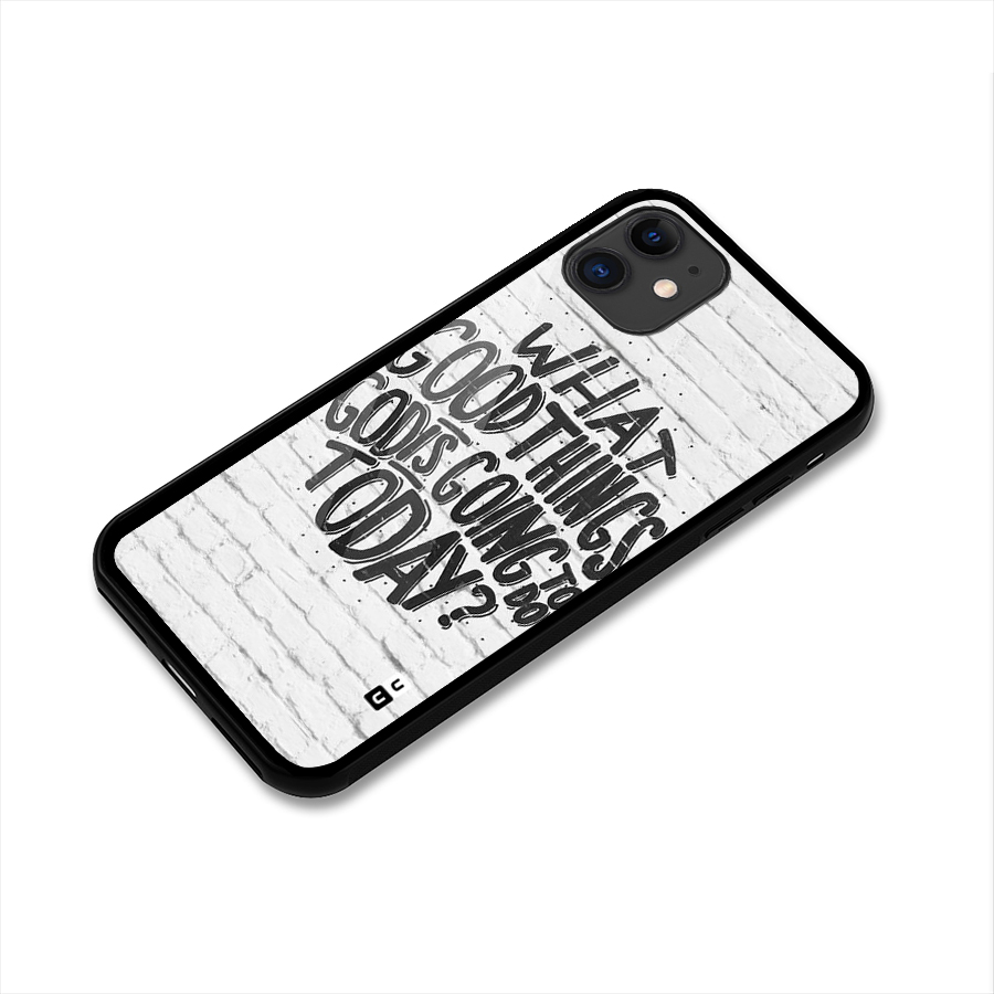 Wall Good Glass Back Case for iPhone 11