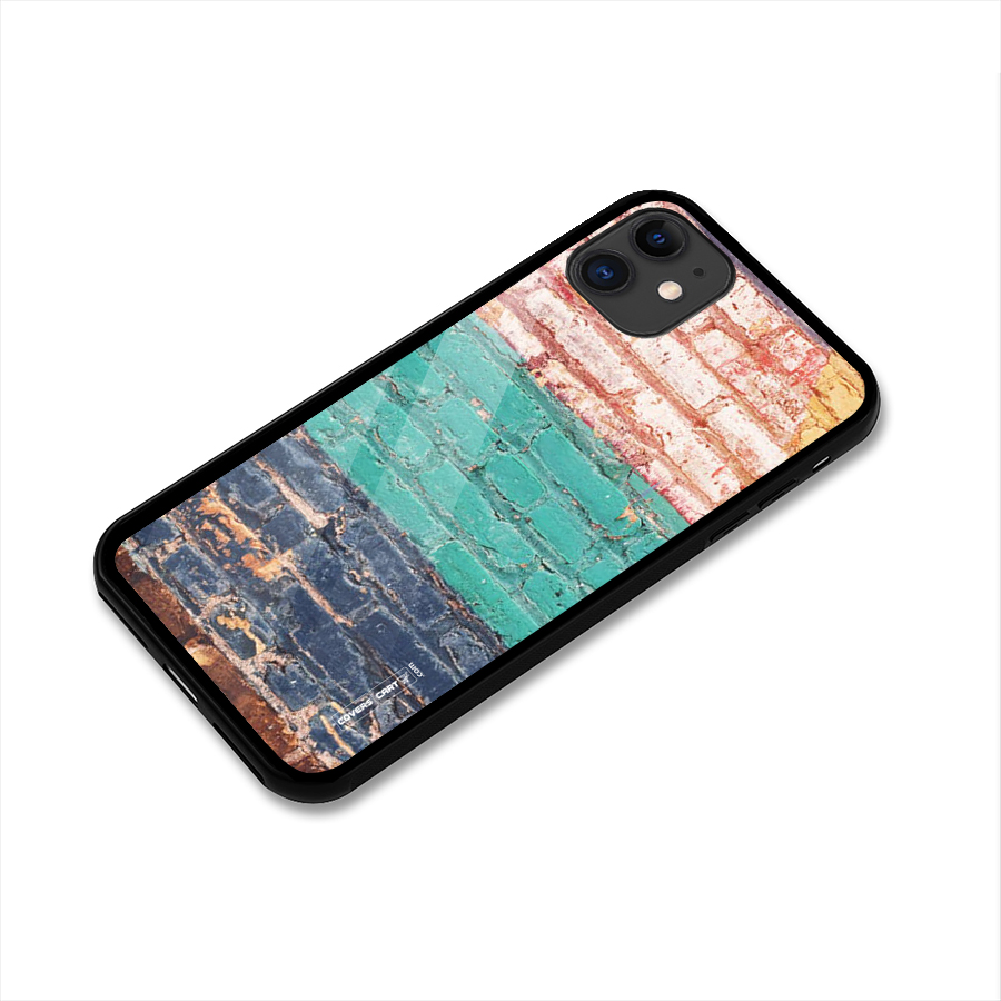 Wall Grafitty Glass Back Case for iPhone 11