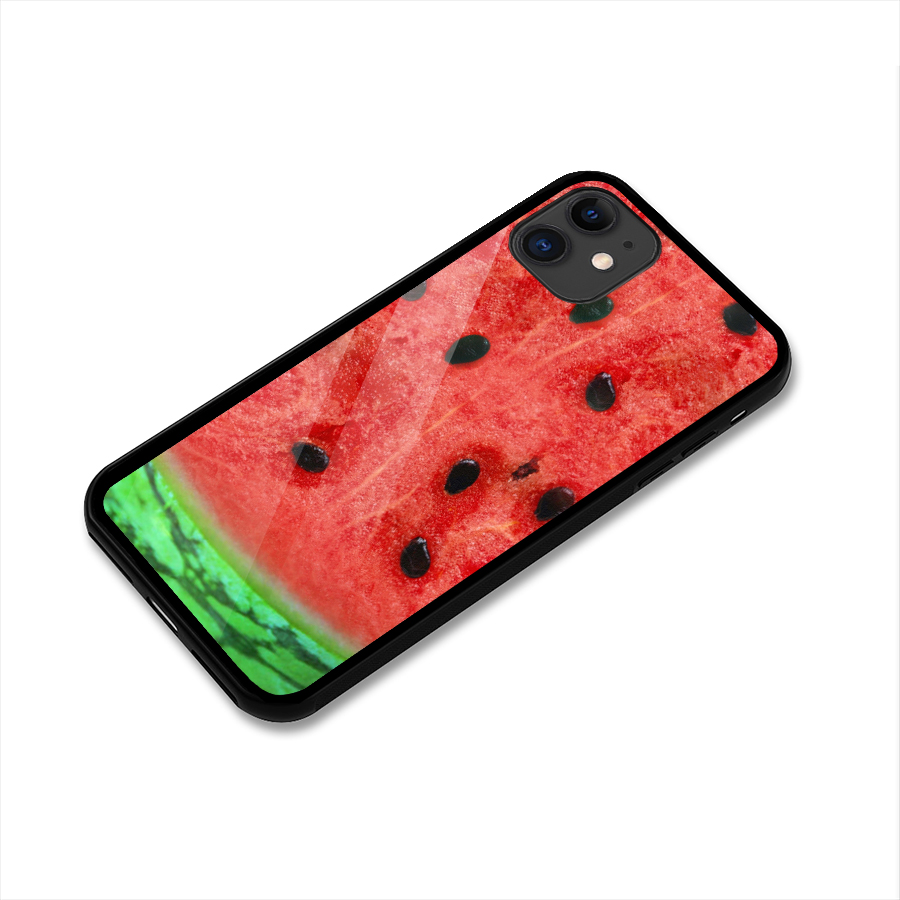 Watermelon Design Glass Back Case for iPhone 11