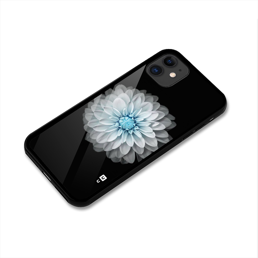 White Bloom Glass Back Case for iPhone 11