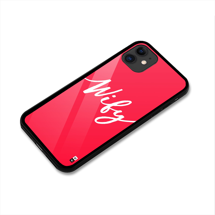 Wify Glass Back Case for iPhone 11