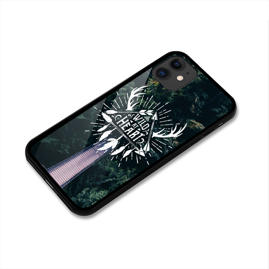 Wild Heart Glass Back Case for iPhone 11