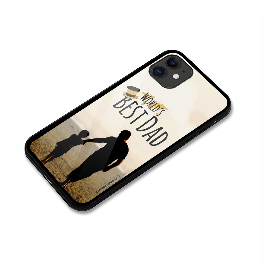 Worlds Best Dad Glass Back Case for iPhone 11