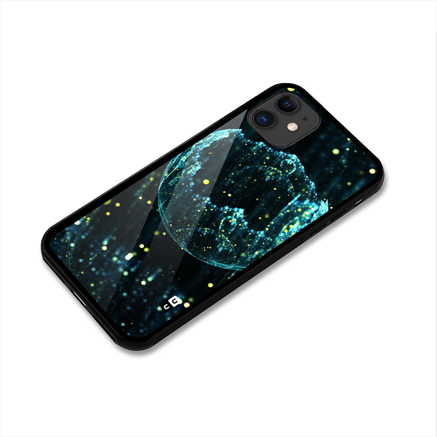 Yellow Rain Glass Back Case for iPhone 11