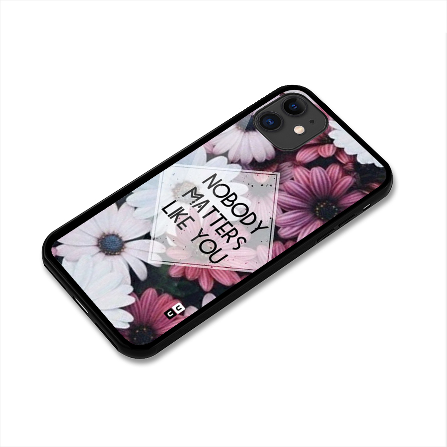You Matter Glass Back Case for iPhone 11