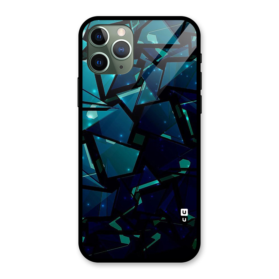 Abstract Glass Design Glass Back Case for iPhone 11 Pro