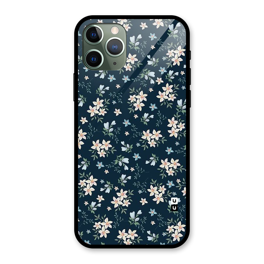 Aesthetic Bloom Glass Back Case for iPhone 11 Pro