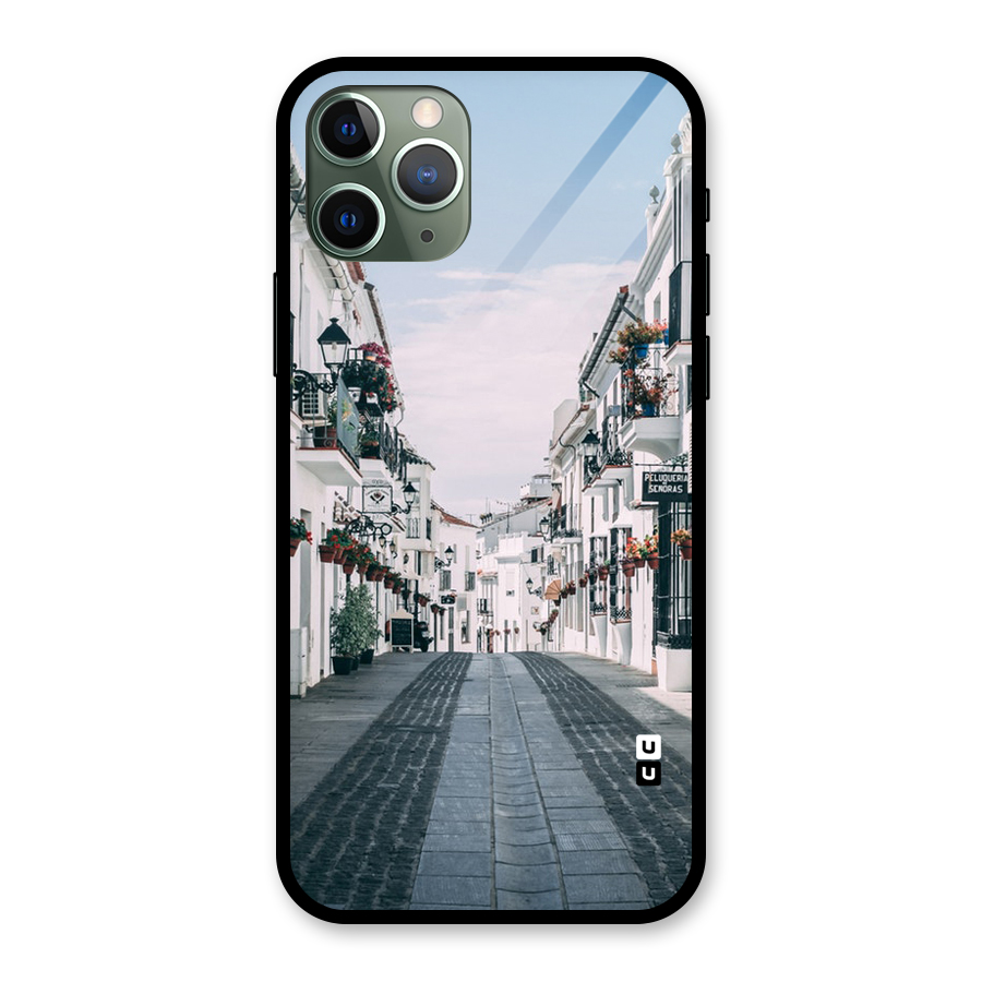Aesthetic Street Glass Back Case for iPhone 11 Pro