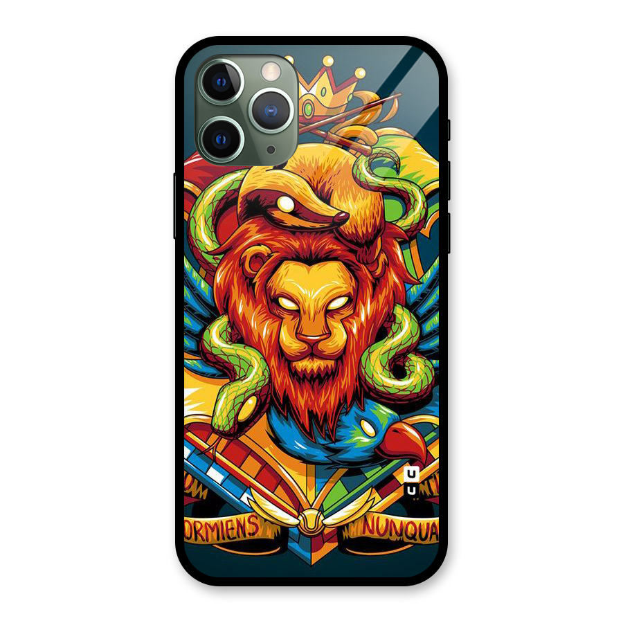 Animal Art Glass Back Case for iPhone 11 Pro