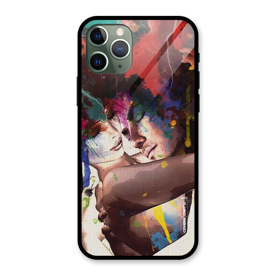 Artsy Romance Glass Back Case for iPhone 11 Pro