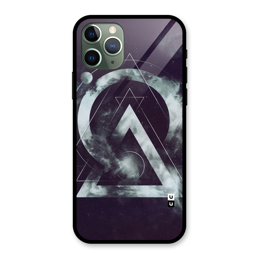 Basic Galaxy Shape Glass Back Case for iPhone 11 Pro