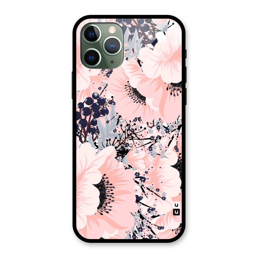 Beautiful Flowers Glass Back Case for iPhone 11 Pro