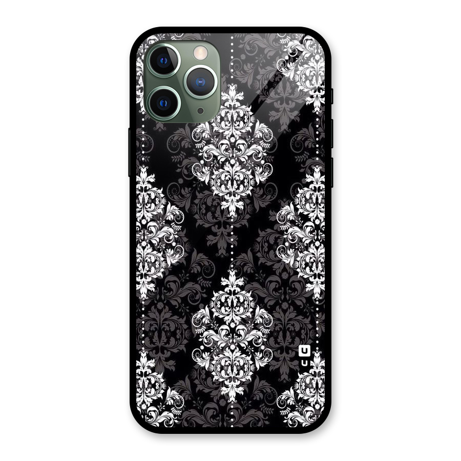 Beautiful Grey Pattern Glass Back Case for iPhone 11 Pro