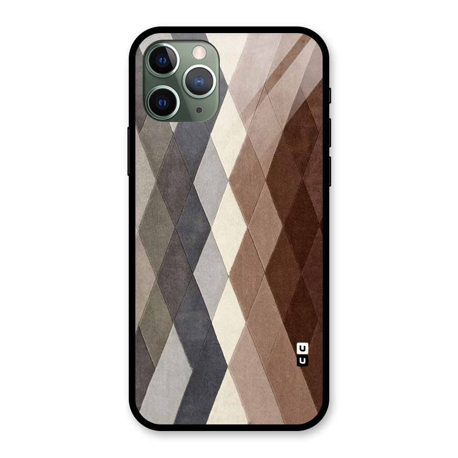 Beautiful Shades Of Diamonds Glass Back Case for iPhone 11 Pro