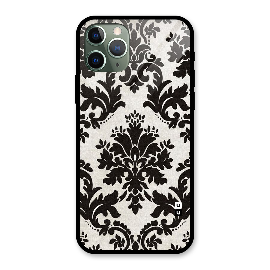 Black Beauty Glass Back Case for iPhone 11 Pro