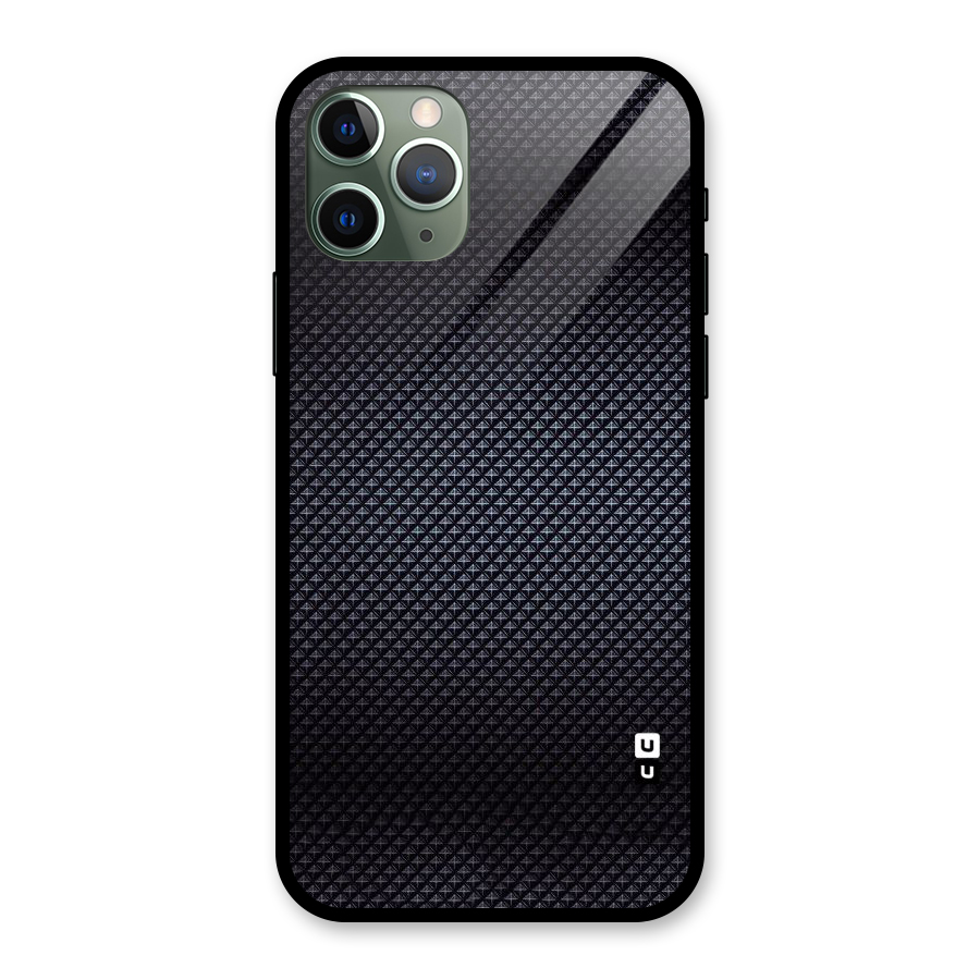 Black Diamond Glass Back Case for iPhone 11 Pro