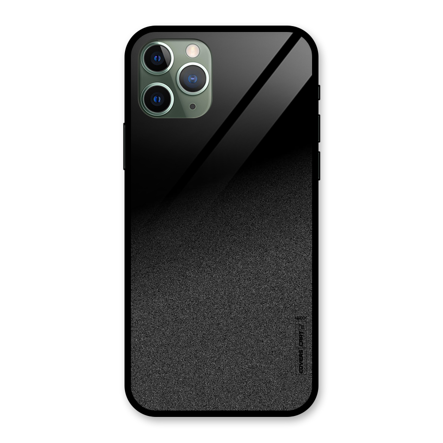 Black Grey Noise Fusion Glass Back Case for iPhone 11 Pro