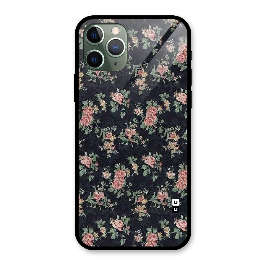 Bloom Black Glass Back Case for iPhone 11 Pro