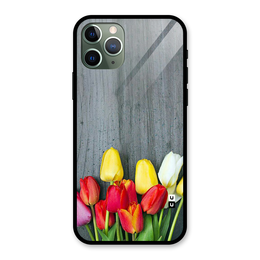 Bloom Grey Glass Back Case for iPhone 11 Pro