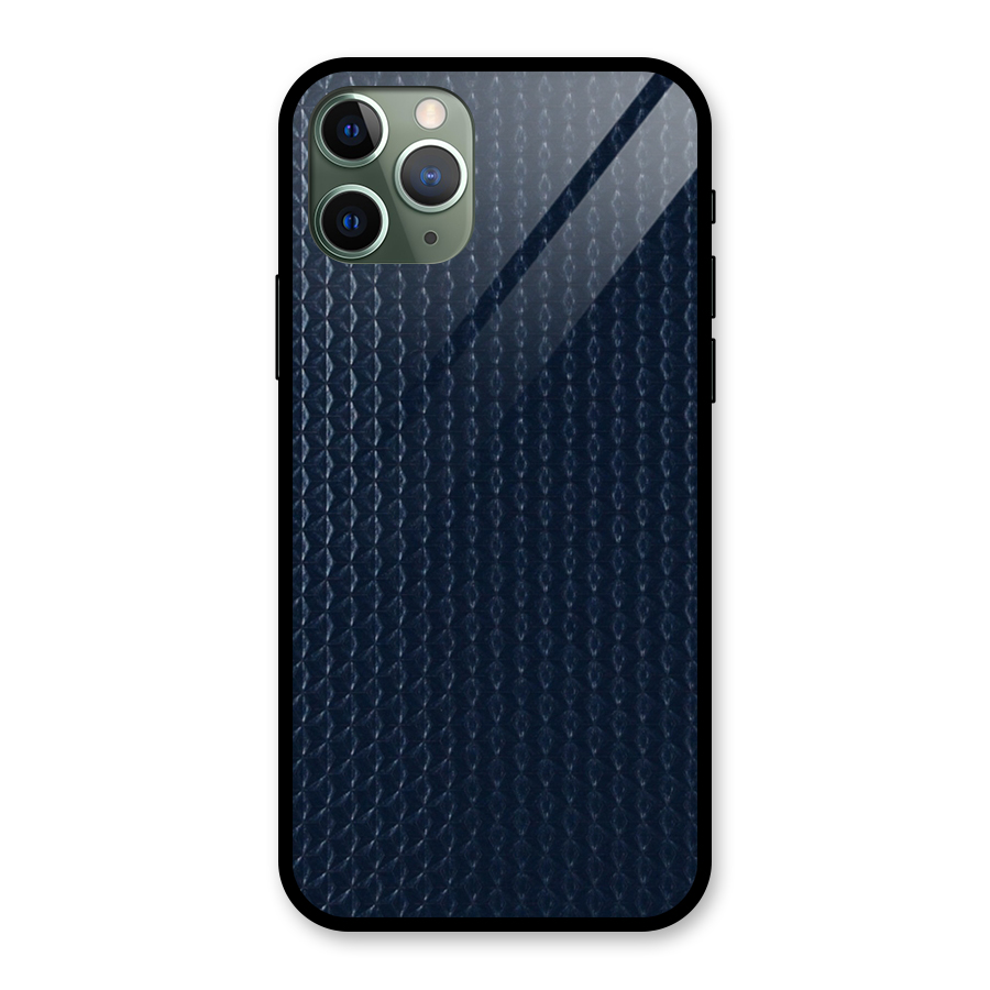 Blue-Pattern Glass Back Case for iPhone 11 Pro