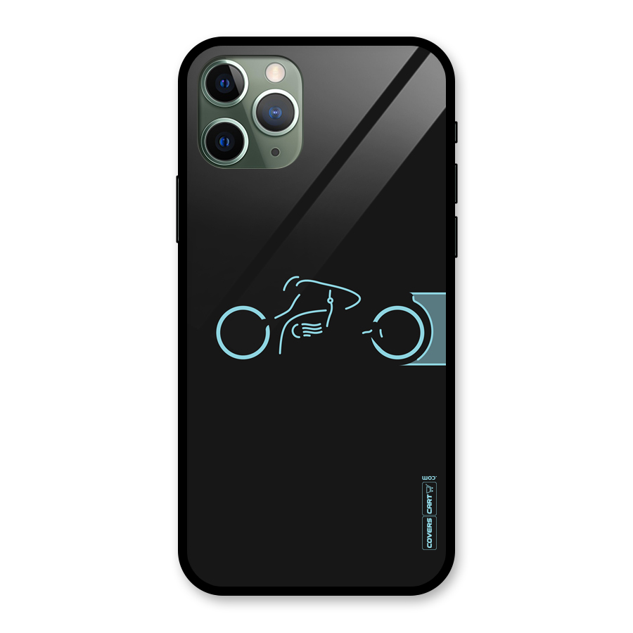 Blue Ride Glass Back Case for iPhone 11 Pro