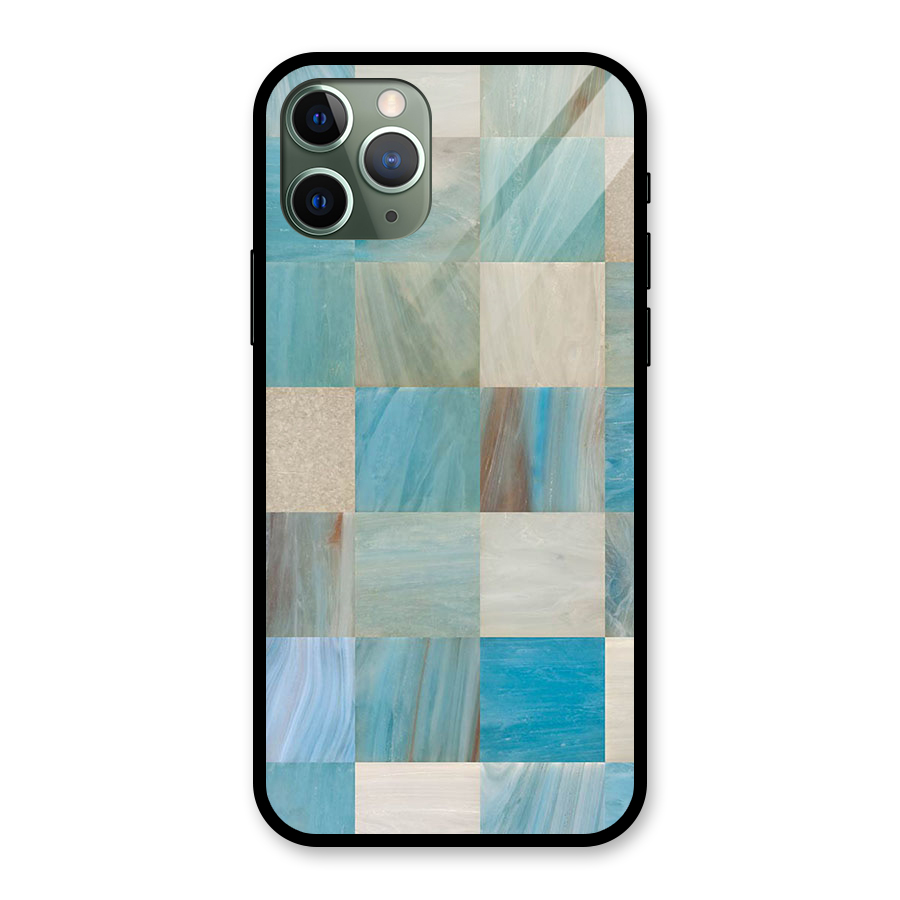 Blue Tiles Glass Back Case for iPhone 11 Pro