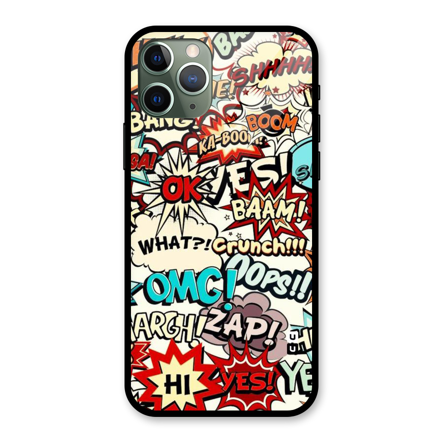 Boom Zap Glass Back Case for iPhone 11 Pro