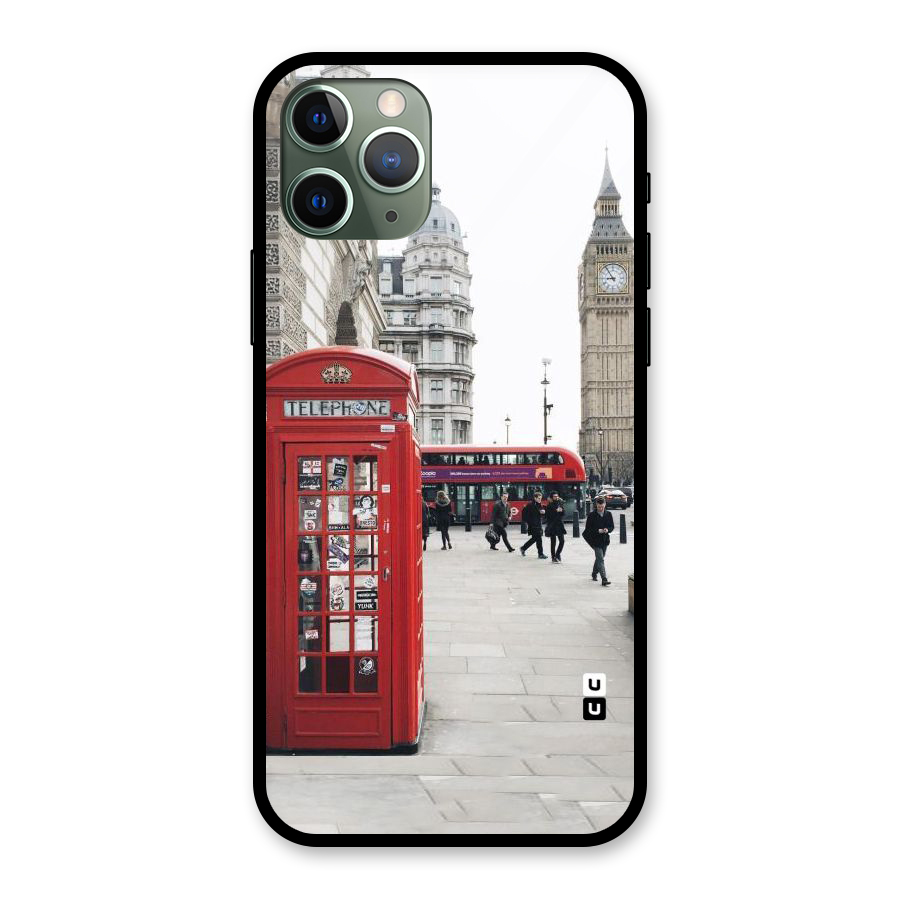 Booth In Red Glass Back Case for iPhone 11 Pro
