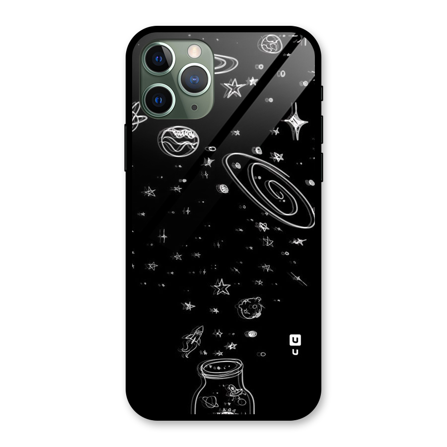 Bottle Of Stars Glass Back Case for iPhone 11 Pro