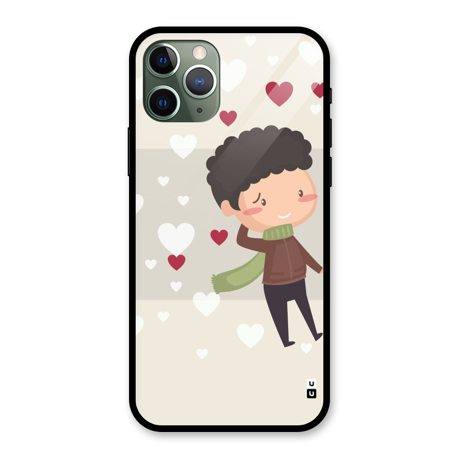 Boy in love Glass Back Case for iPhone 11 Pro