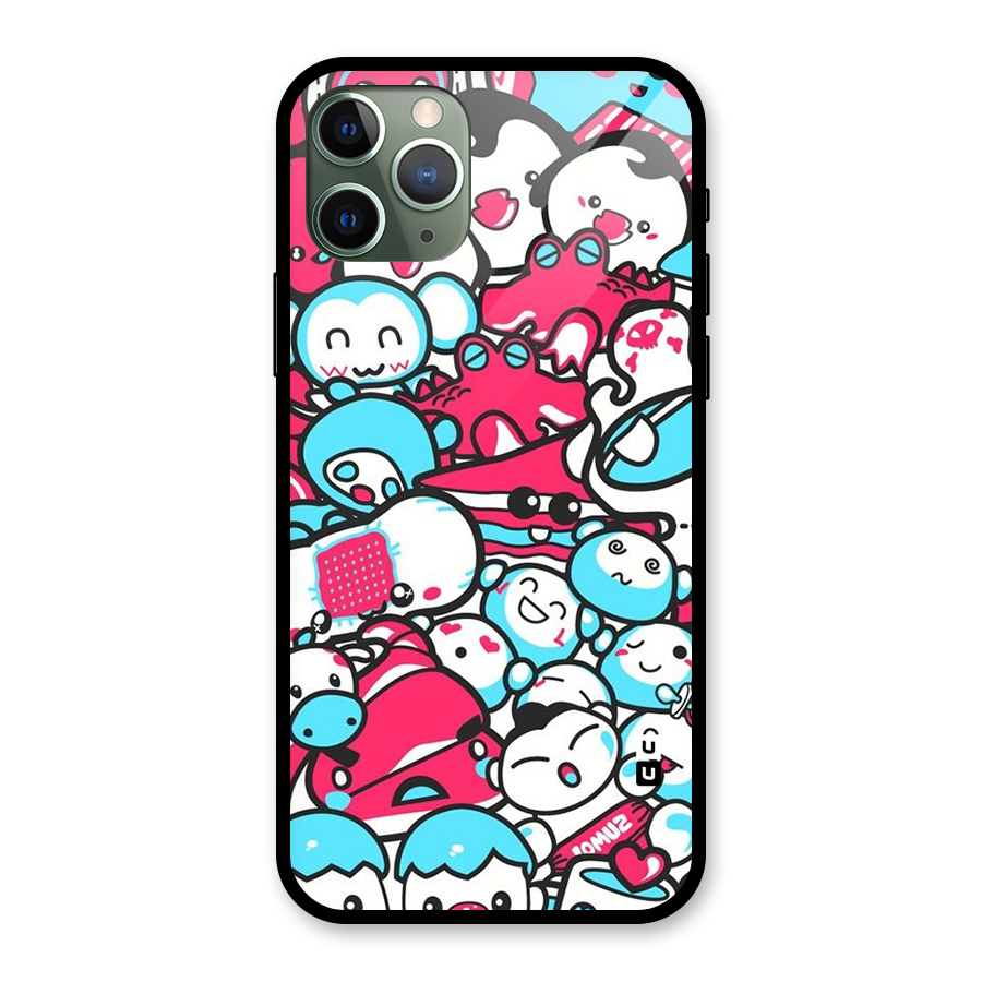 Bunny Quirk Glass Back Case for iPhone 11 Pro