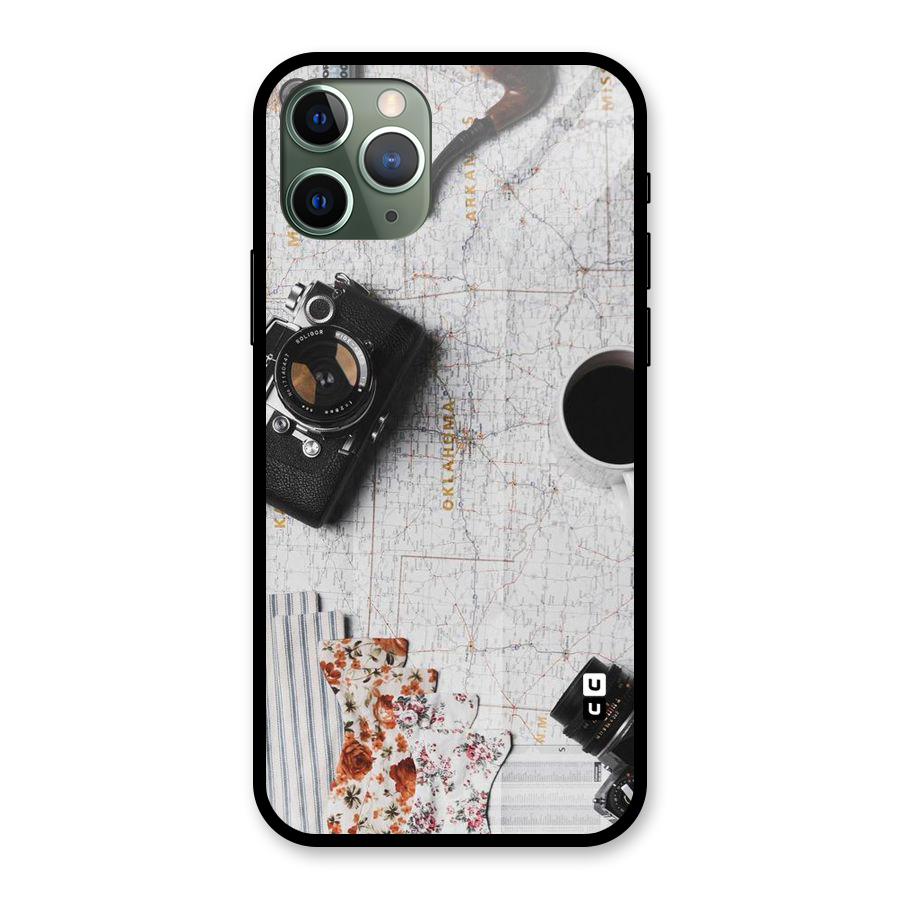 Camera Smoky Pipe Glass Back Case for iPhone 11 Pro
