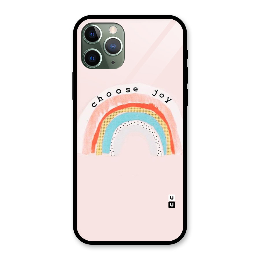 Choose Joy Glass Back Case for iPhone 11 Pro