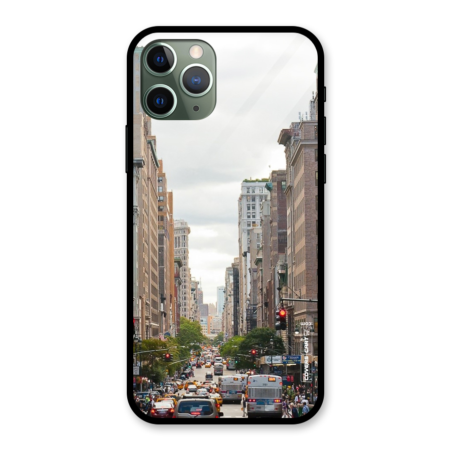 City Street View Glass Back Case for iPhone 11 Pro