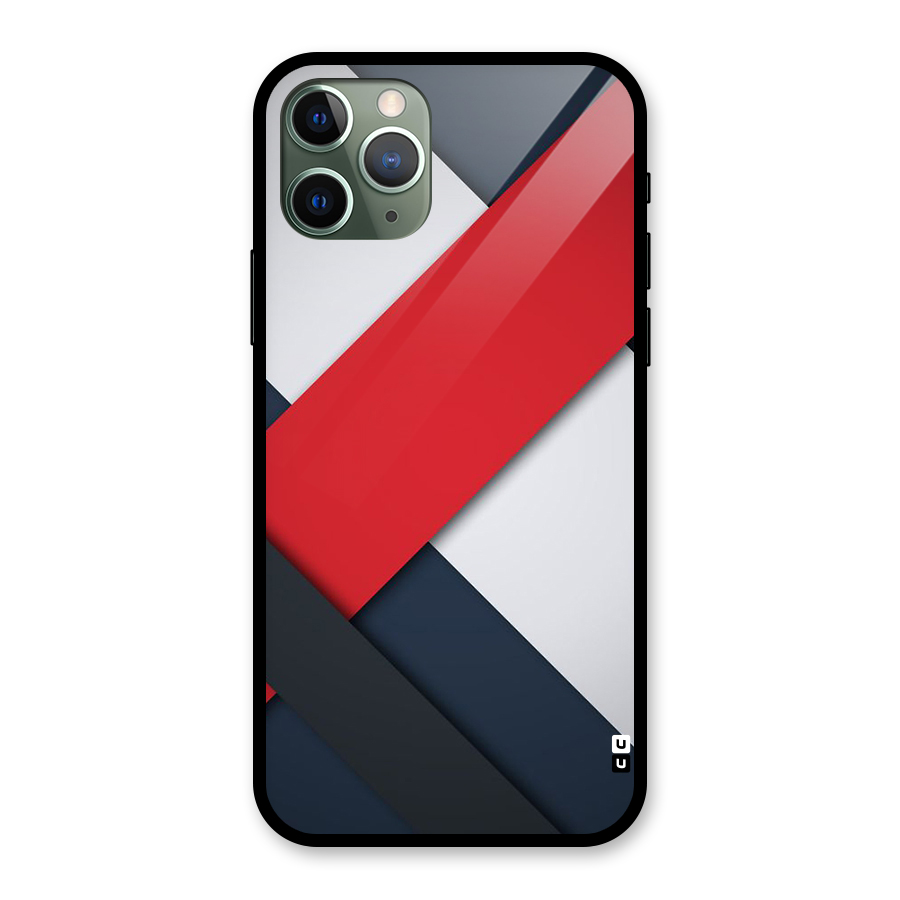 Classic Bold Glass Back Case for iPhone 11 Pro