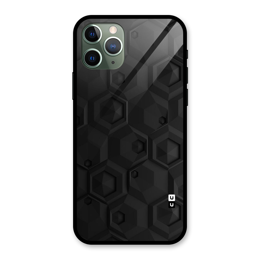 Classic Hexa Glass Back Case for iPhone 11 Pro