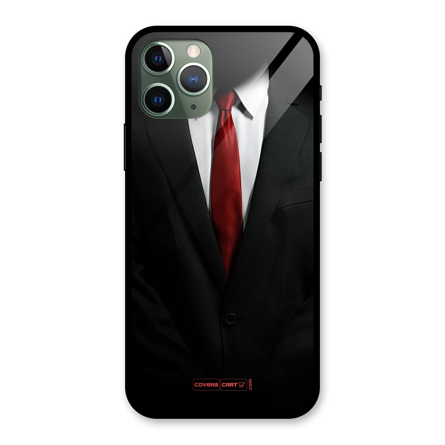 Classic Suit Glass Back Case for iPhone 11 Pro