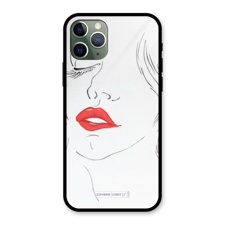 Classy Girl Glass Back Case for iPhone 11 Pro