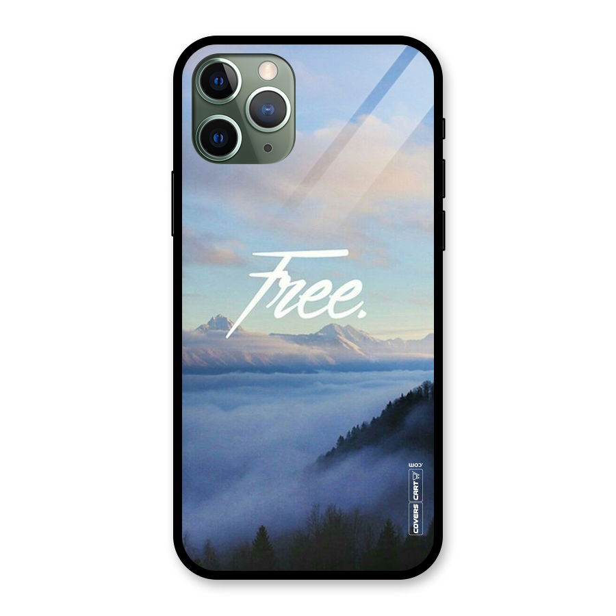 Cloudy Free Glass Back Case for iPhone 11 Pro
