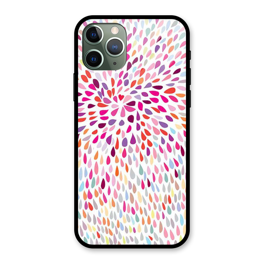 Colorful Decorative Pattern Glass Back Case for iPhone 11 Pro