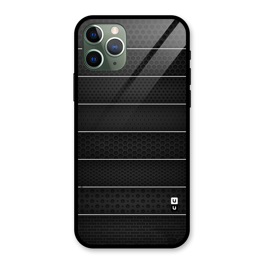 Concrete Stripes Glass Back Case for iPhone 11 Pro
