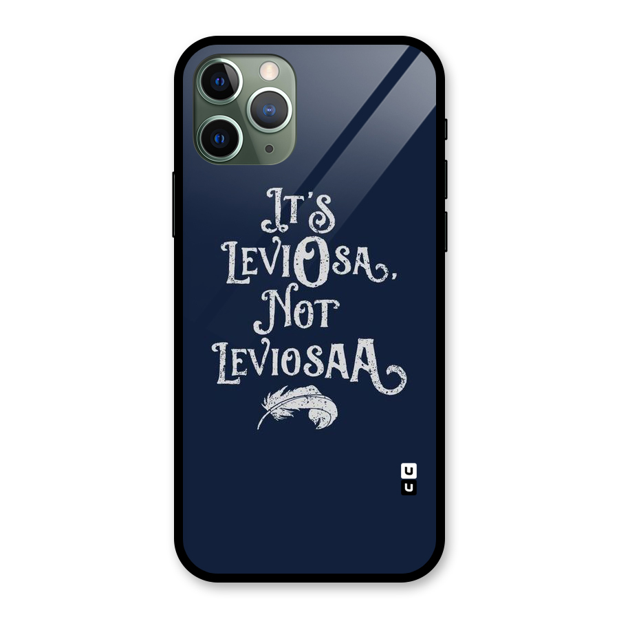 Correction Feather Glass Back Case for iPhone 11 Pro