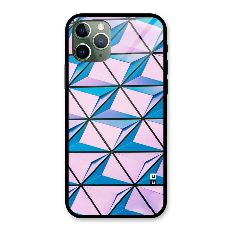 Crystal Abstract Glass Back Case for iPhone 11 Pro