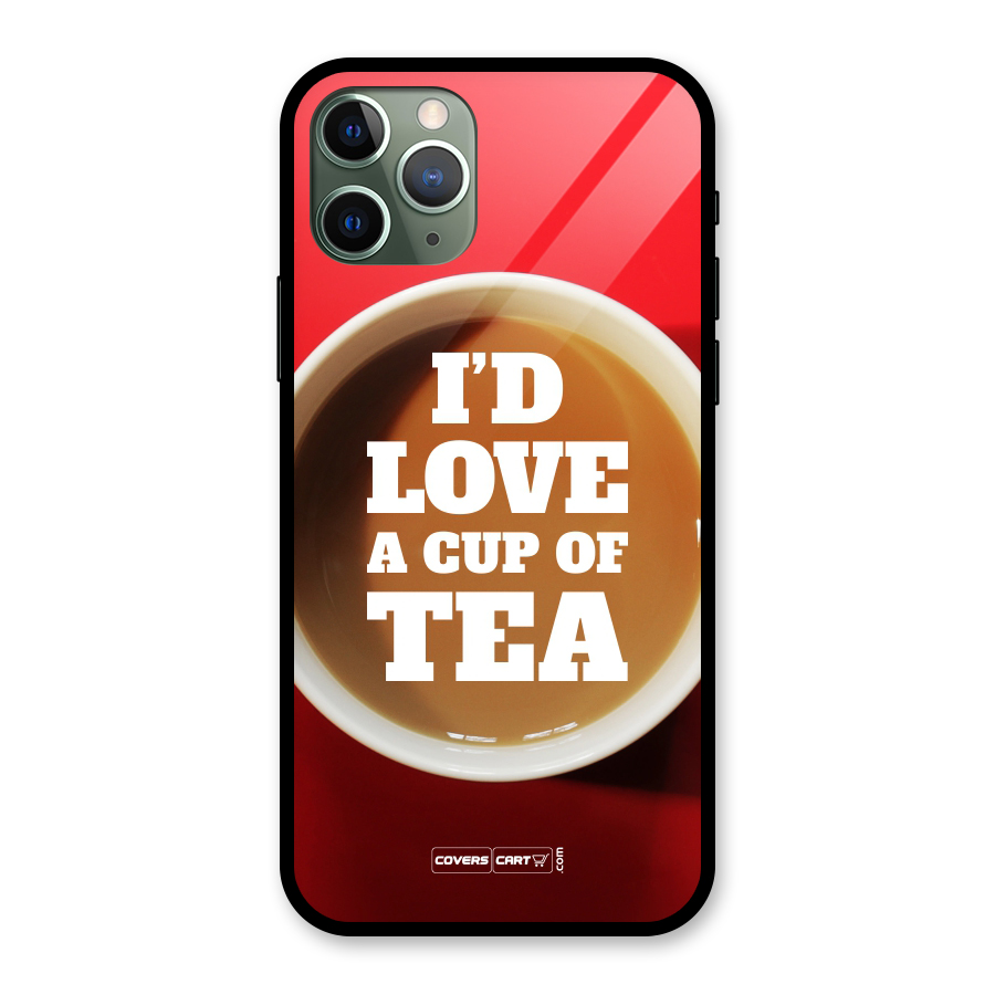 Cup of Tea Glass Back Case for iPhone 11 Pro