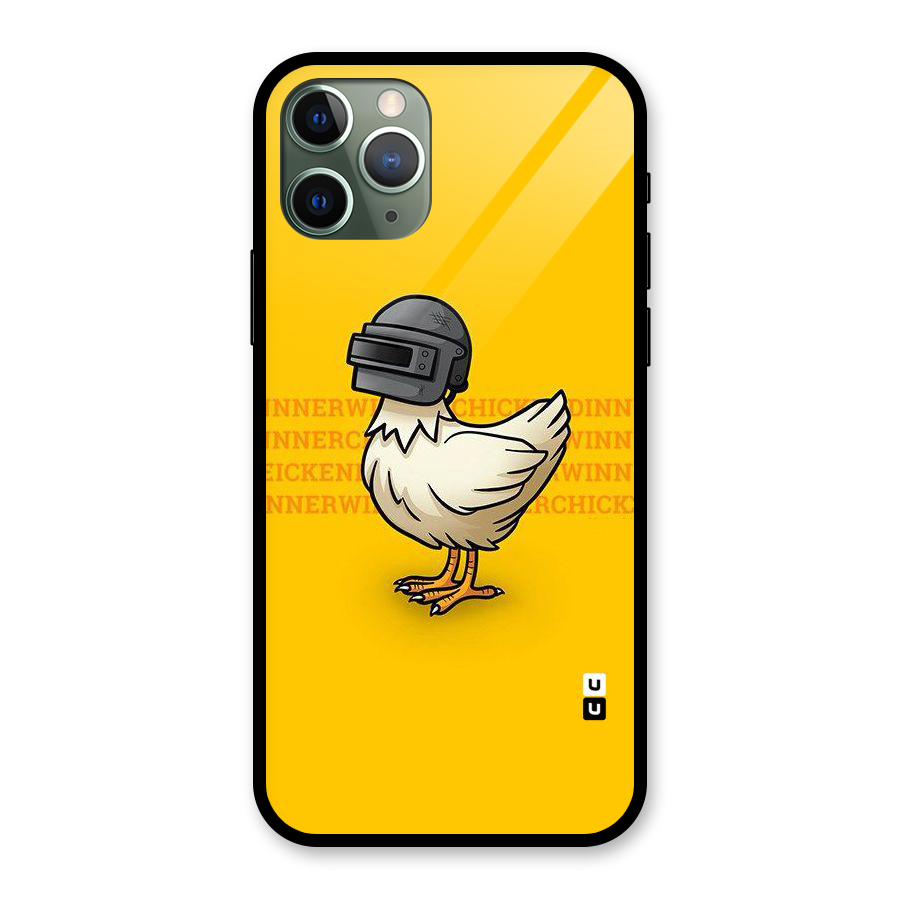 Cute Mask Glass Back Case for iPhone 11 Pro